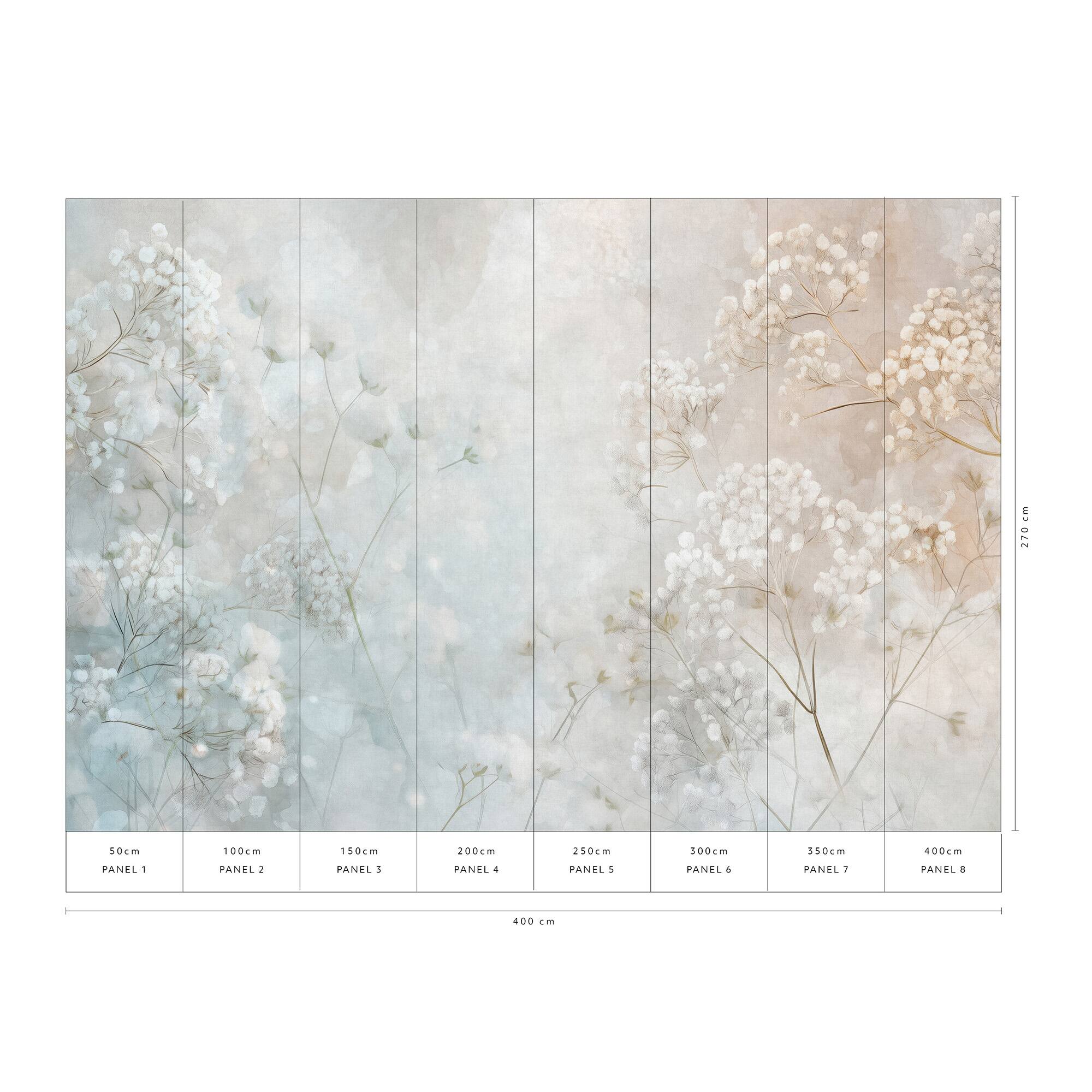 Designs Direct Soft Promise Blue Wall Mural